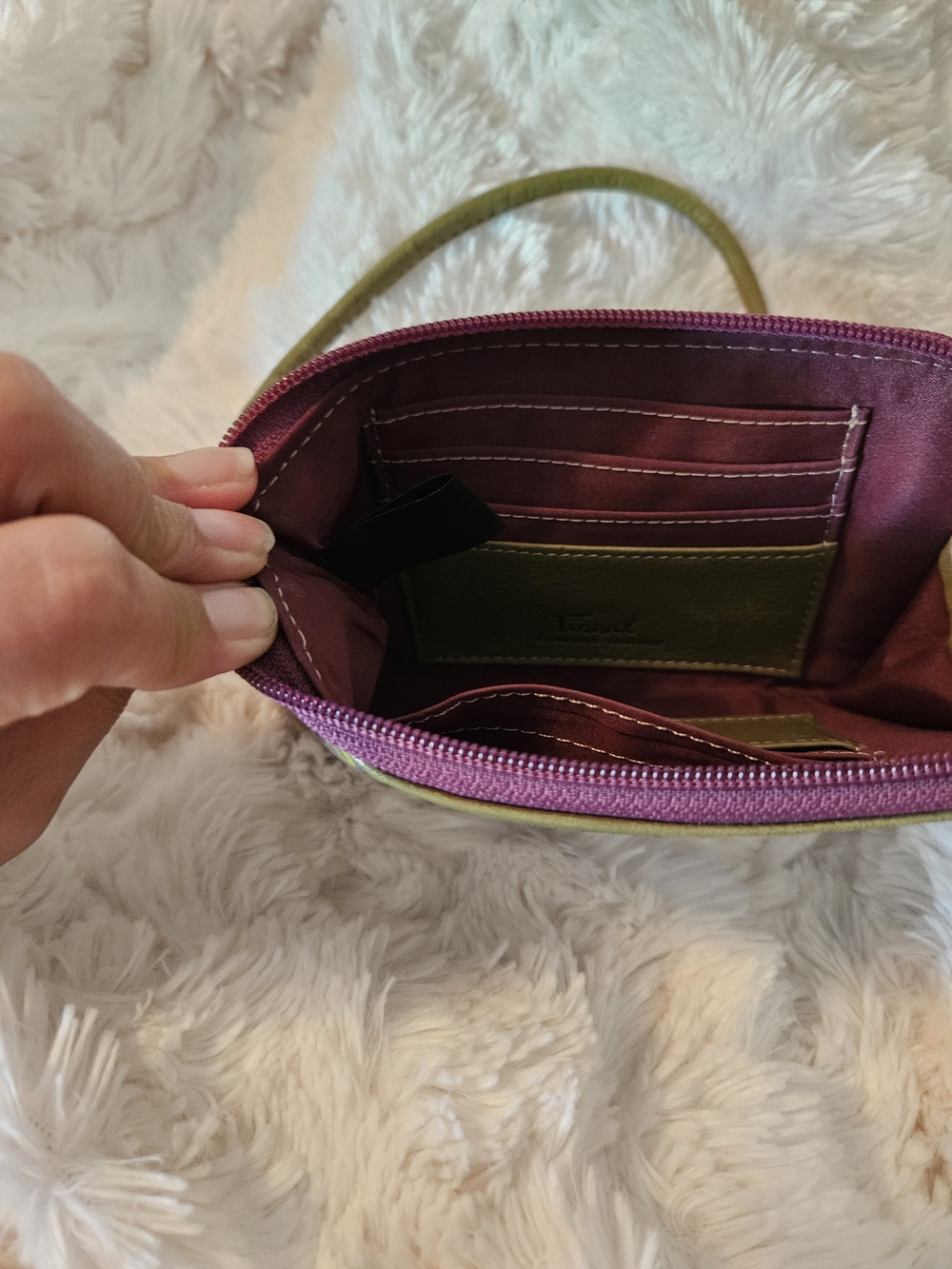 Fossil✨️Patchwork Wristlet Wallet - Vintage - Picture 6 of 10